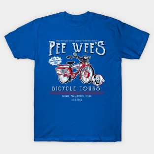 Pee Wee's Bicycle Tours Worn Out T-Shirt